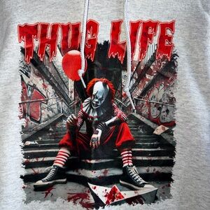 Gray Penniwise hoodie